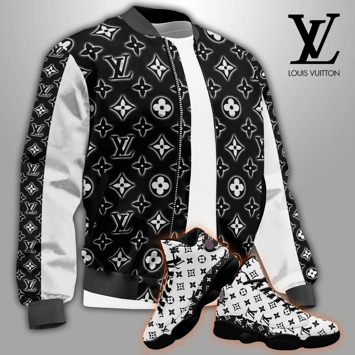 New V Limited Edition Jacket Match AJ 13 Sneaker Hot 2024 3D-0424101701