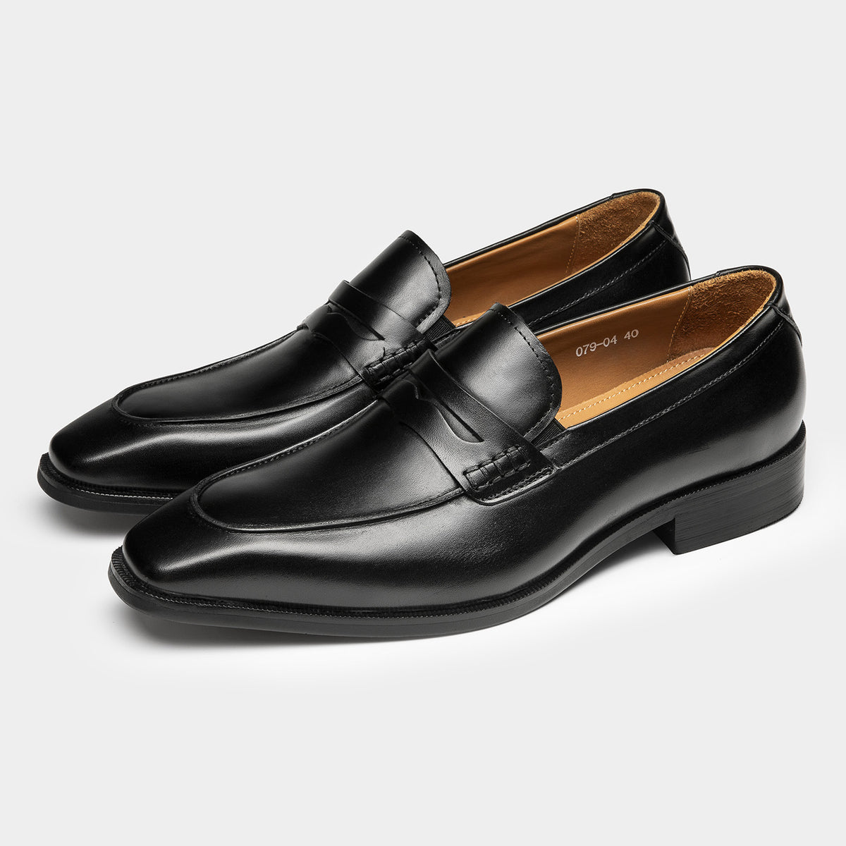 Men's Genuine Leather Dress Shoes – Breathable Business-Casual Loafers